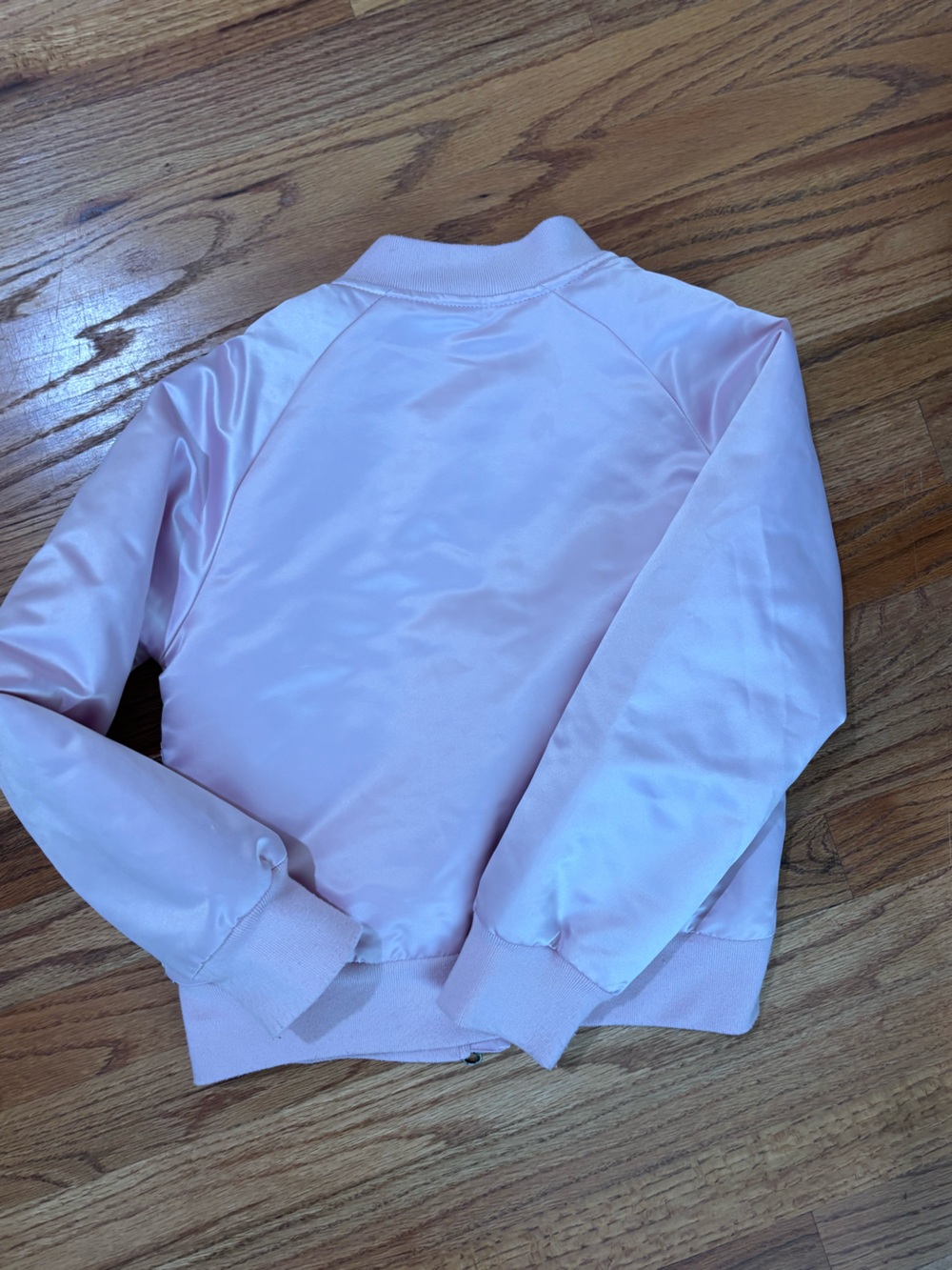 The Children’s Place Girls' Pink Sequin Bomber Jacket sz 7-8 - Picture 4 of 5